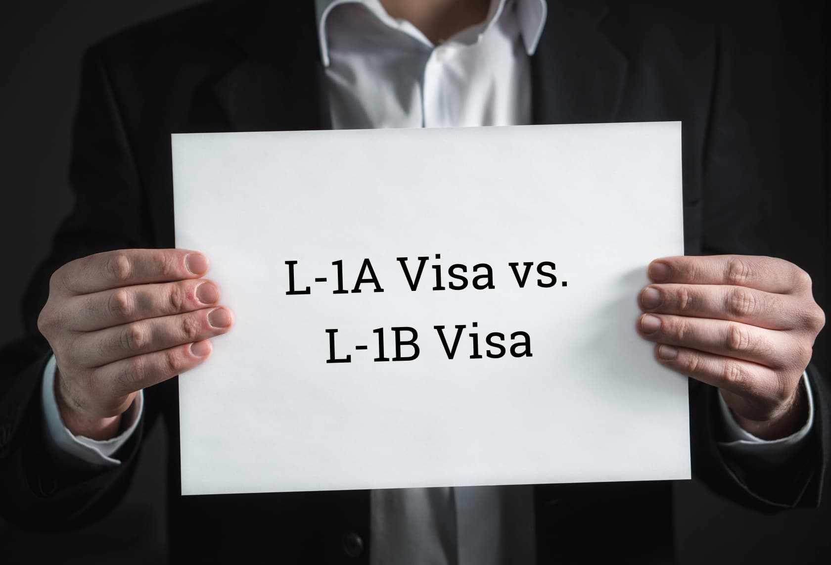 L-1A visa vs L-1B visa